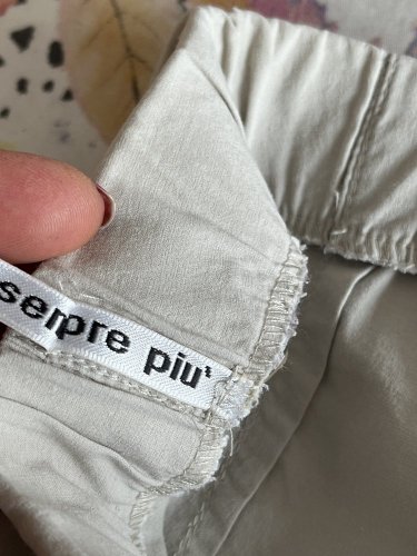 Široké kalhoty Sempre piu 100 % bavlna