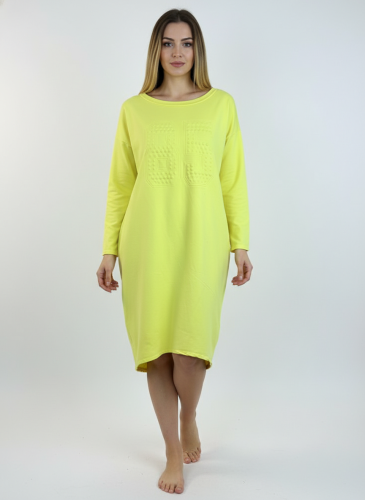 Bavlněné šaty Made in Italy 95 % bavlna