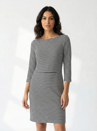 Elastické šaty Max Mara s podílem bavlny a elastanu