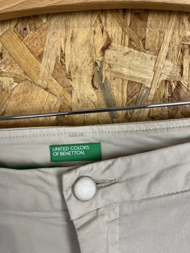 Bavlněné kalhoty Benetton 98 % bavlna