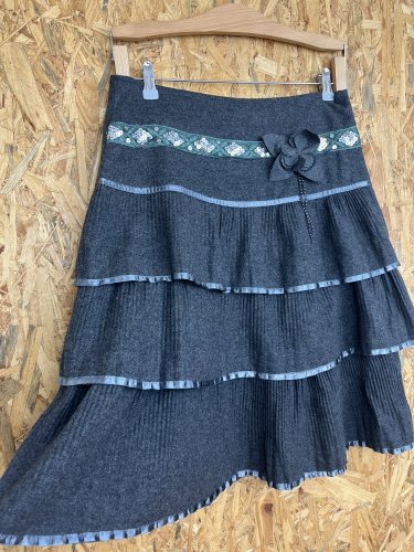 Přírodní sukně Icie 50 % hedvábí 50 % bavlna