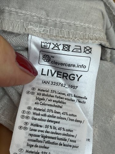 Pánské kraťasy Livergy 55 % len 45 % bavlna