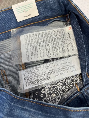 Pánské baggy džíny PULL&BEAR s podílem bavlny