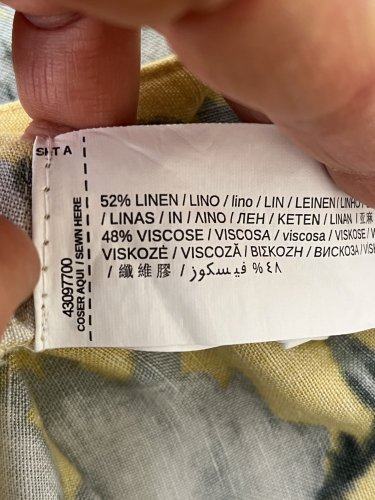 Lněný overal Mango 52 % len 48 % viskoza