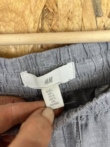 Pánské kalhoty H&M 100 % len