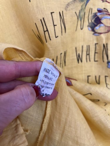 Lněná tunika Made in Italy 100 % len