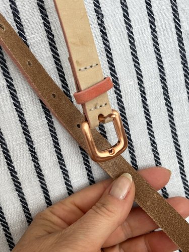 Kožený pásek Made in England 100 % kůže