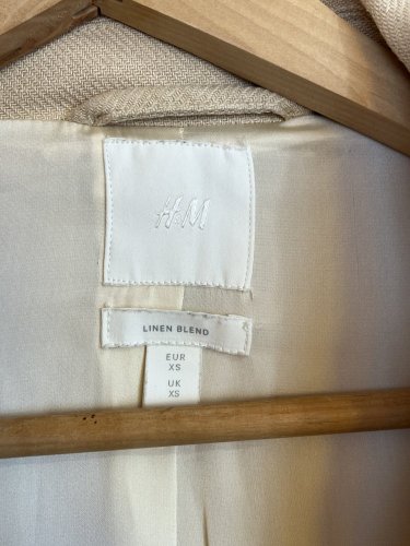 Oversize sako H&M 65 % viskoza 35 % len
