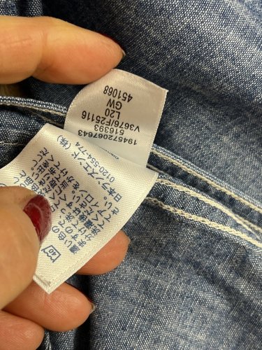 Bavlněná košile Lands`End 100 % bavlna