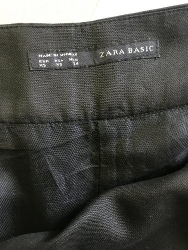 Elegantní lněná sukně ZARA 73 % lyocel 27 % len