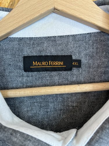 Pánská košile Mauro Ferrini 65 % len 45 % bavlna