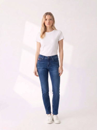 Skinny džíny Tommy Hilfiger 93 % bavlna