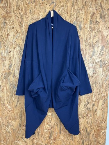 Teplákový kardigan Made in Italy 95 % bavlna