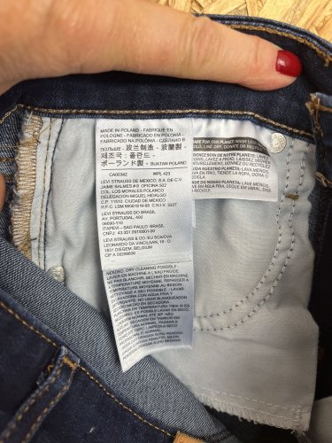 Skinny džíny LEVIS 87 % bavlna