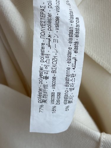 Široké kalhoty ZARA 77 % poylester 18 % viskoza