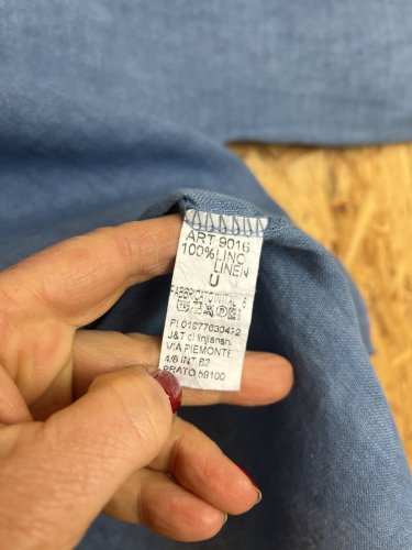 Lněná tunika Made in Italy 100 % len