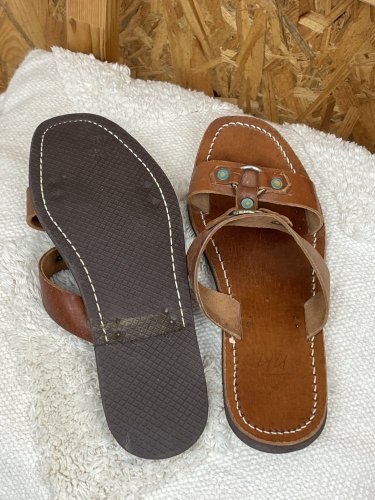 Kožené pantofle Handmade 100 % kůže