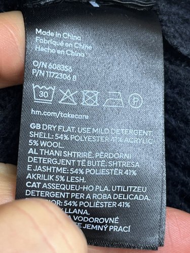 Pánský rolák H&M 5 % vlna