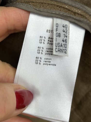 Kabát Blacky Dress 60 % bavlna 22 % ramie