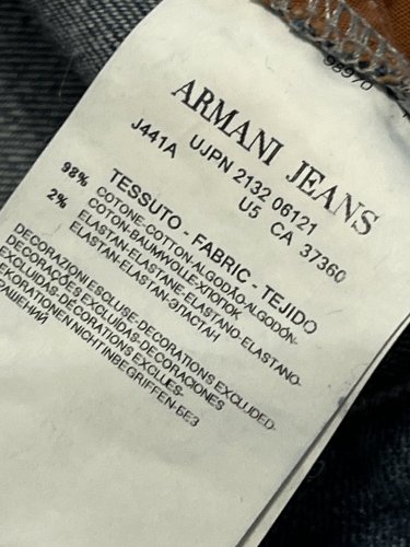 Skinny džíny Armani 98 % bavlna