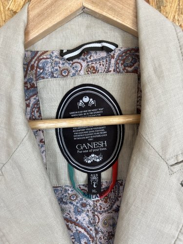 Pánské sako Ganesh 100 % len