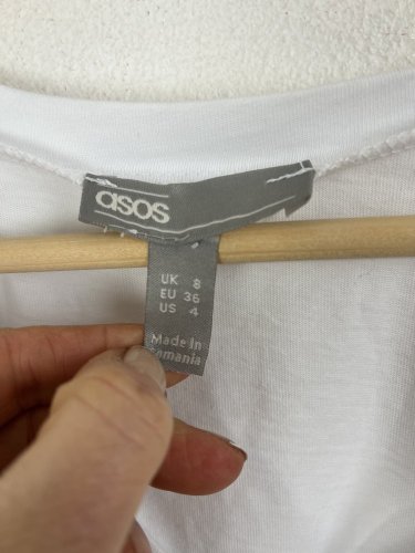 Bavlněné šaty ASOS 100 % bavlna