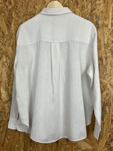 Oversize lněná košile H&M 100 % len