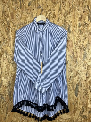 Prodloužená košile ZARA 67 % bavlna