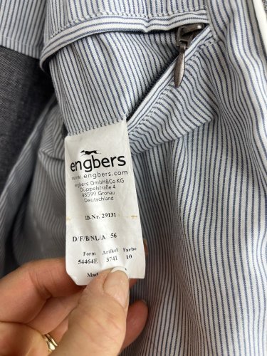 Pánské sako Engbers 55 % bavlna 45 % len