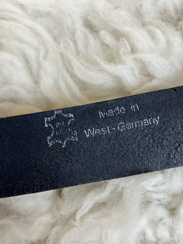 Kožený pásek Made in Germany 100 % kůže