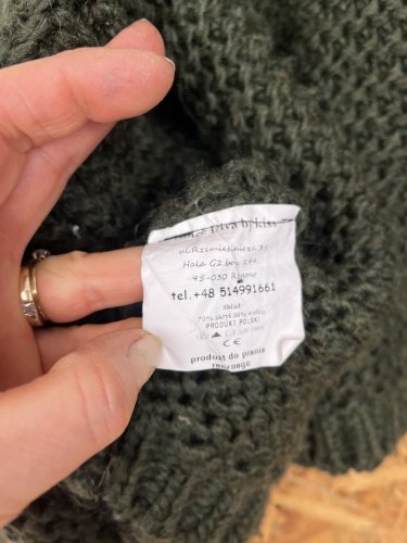 Oversize kardigan Made in Italy 30 % vlna