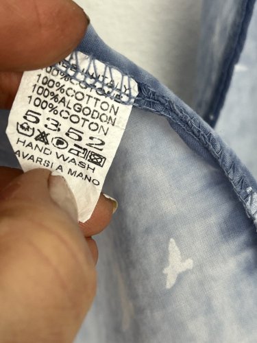 Bavlněná košile Made in Italy 100 % bavlna