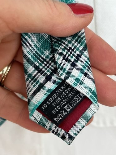 Hedvábná kravata Olymp 100 % hedvábí