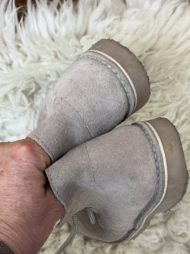 Velurové boty Rooners 100 % kůže