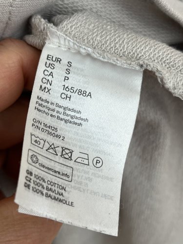 Teplákové šaty H&M 100 % bavlna