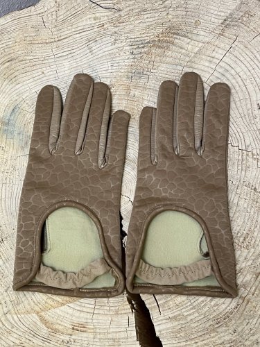 Kožené rukavice Made in Germany s podílem kůže a polyamidu