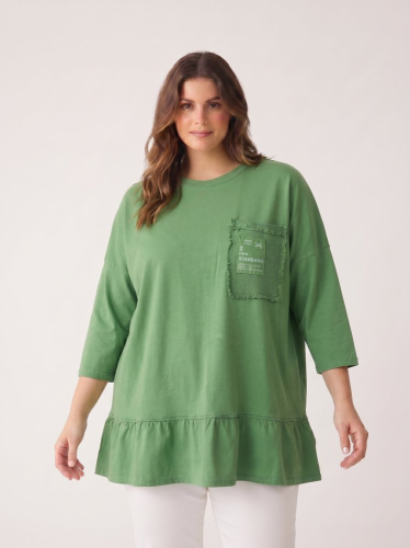 Tepláková tunika Made in Italy 95 % bavlna