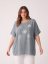 Oversize tunika Made in Italy 65 % bavlna 30 % len