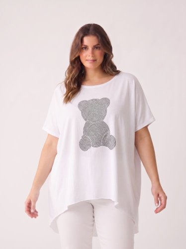 Oversize tunika Made in Italy 100 % bavlna