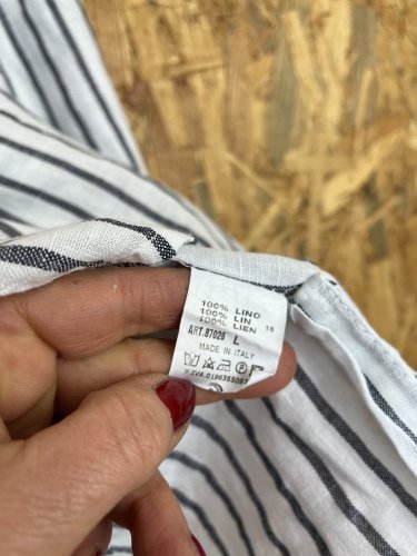 Lněná tunika Made in Italy 100 % len