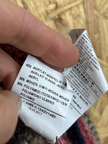 Zateplené šaty Benetton 30 % mohér