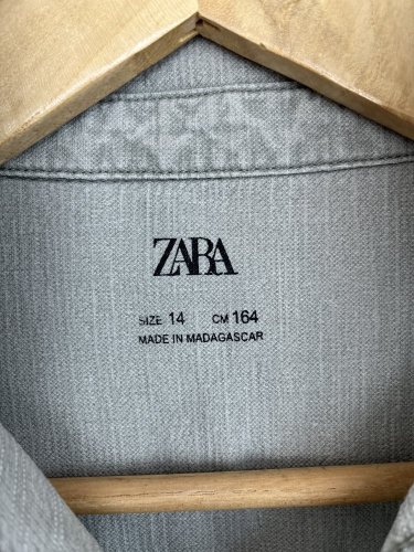 Dětská košile ZARA 84 % bavlna