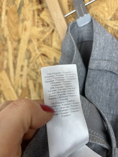 Pánské kalhoty Solid 70 % polyester 25 % viskoza