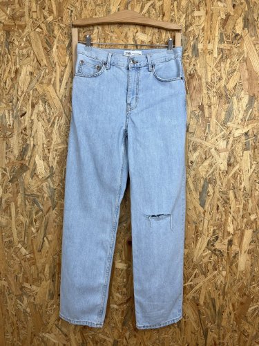Široké džíny ZARA 100 % bavlna