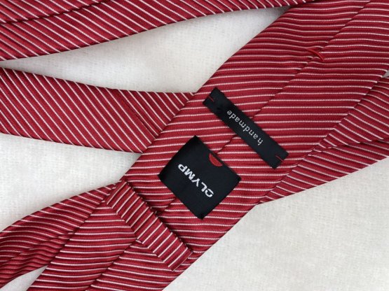 Hedvábná kravata Olymp 100 % hedvábí