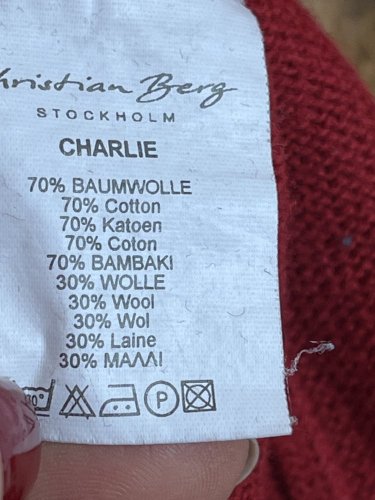 Pánský svetr Christian Berg 70 % bavlna 30 % vlna