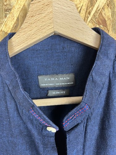 Pánská košile ZARA 70 % bavlna 30 % len