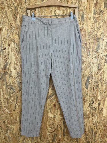 Široké kalhoty Massimo Dutti s podílem vlny a viskózy