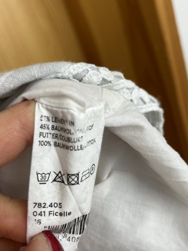 Přírodní šaty Maddison 55 % len 45 % bavlna