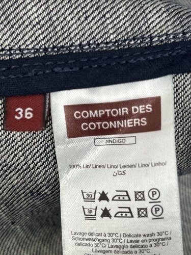 Lněné sako Comptoir des Cotonniers 100 % len